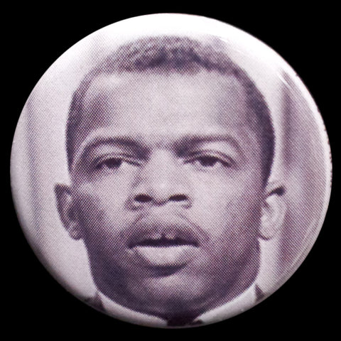 John Lewis Pin Back Button Magnet