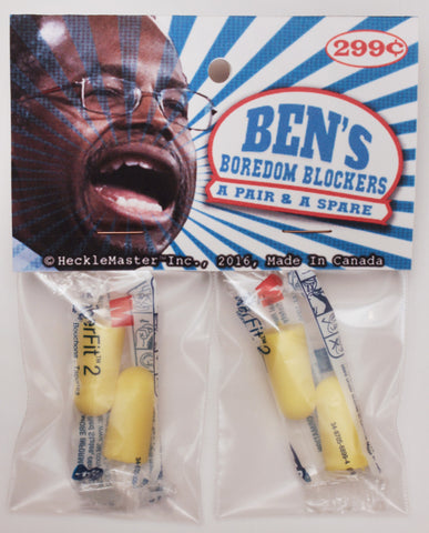 Anti-Carson Ear Plugs