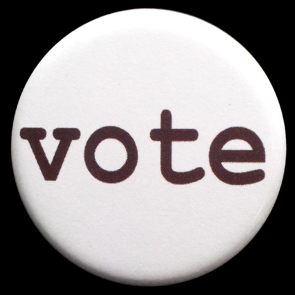 Vote Pin Back Button Magnet